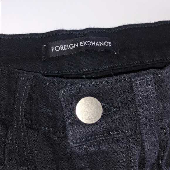 Black cut off (factory cut) shorts - Picture 2 of 3